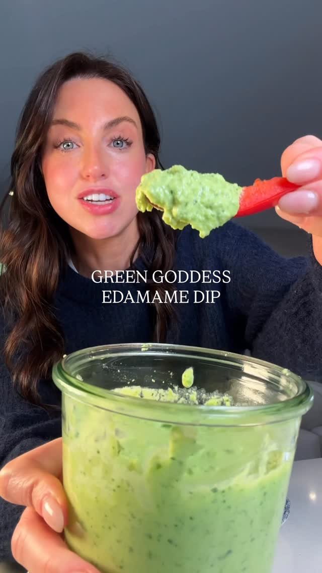 lainiecooks_ 게시물 이미지: GREEN GODDESS EDAMAME DIP ✨This creamy,...