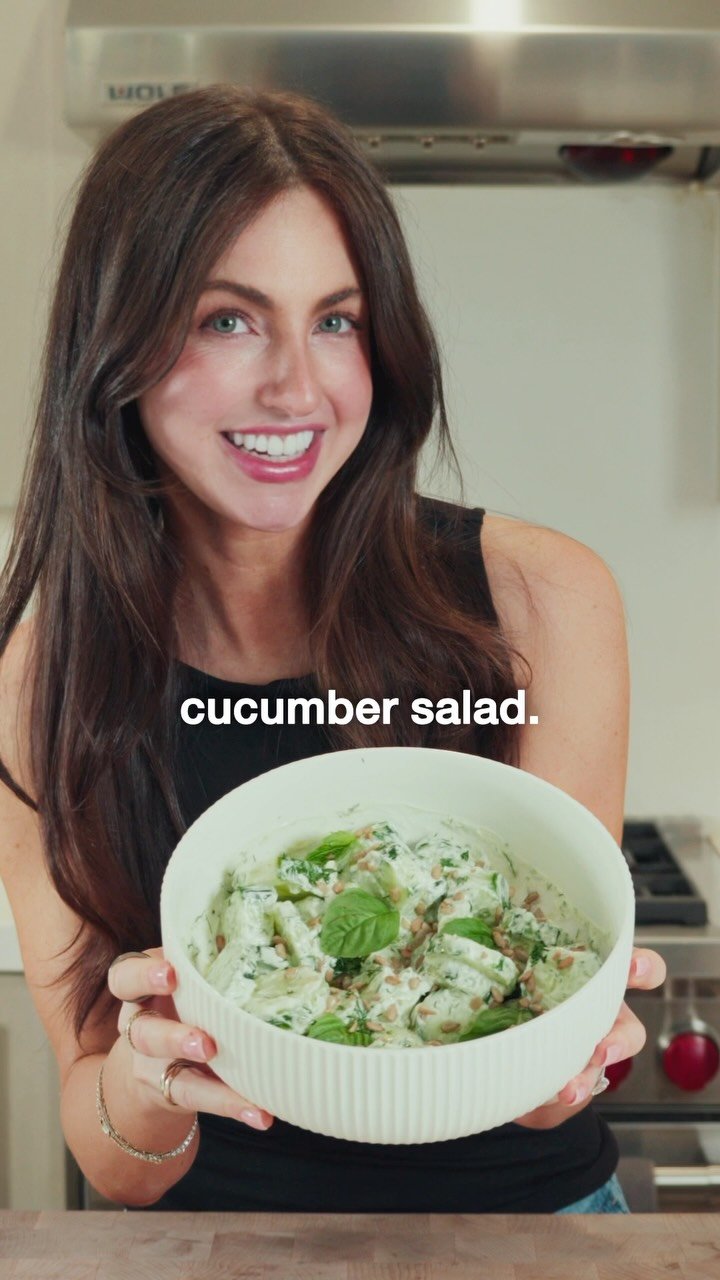 lainiecooks_ 게시물 이미지: Longevity creamy cucumber salad 🙌 my grandma...