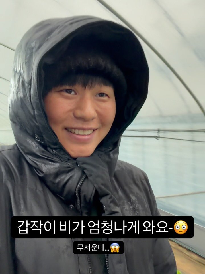 lalala_farm 게시물 이미지: 계신곳은 어때요? 
일주일동안 흐림이었는데 ..
 
오늘은 무섭게 비가옵니다....