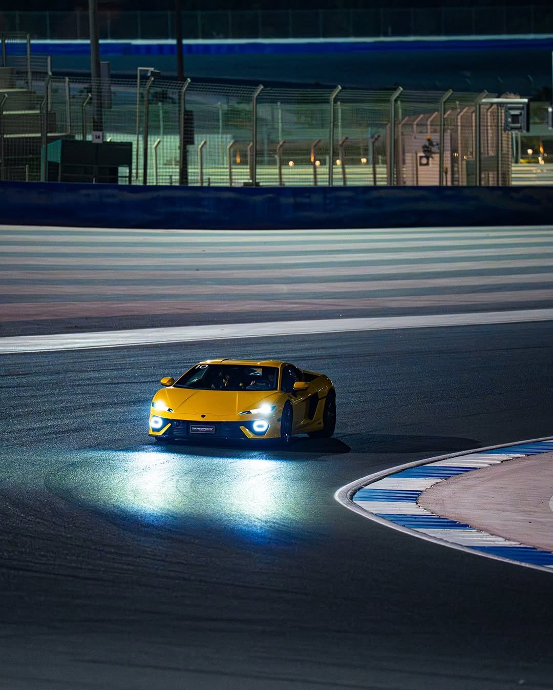 Photo shared by Lamborghini Abu Dhabi & Dubai on December 22, 2025 tagging @lamborghini. May be an image of race car and text.