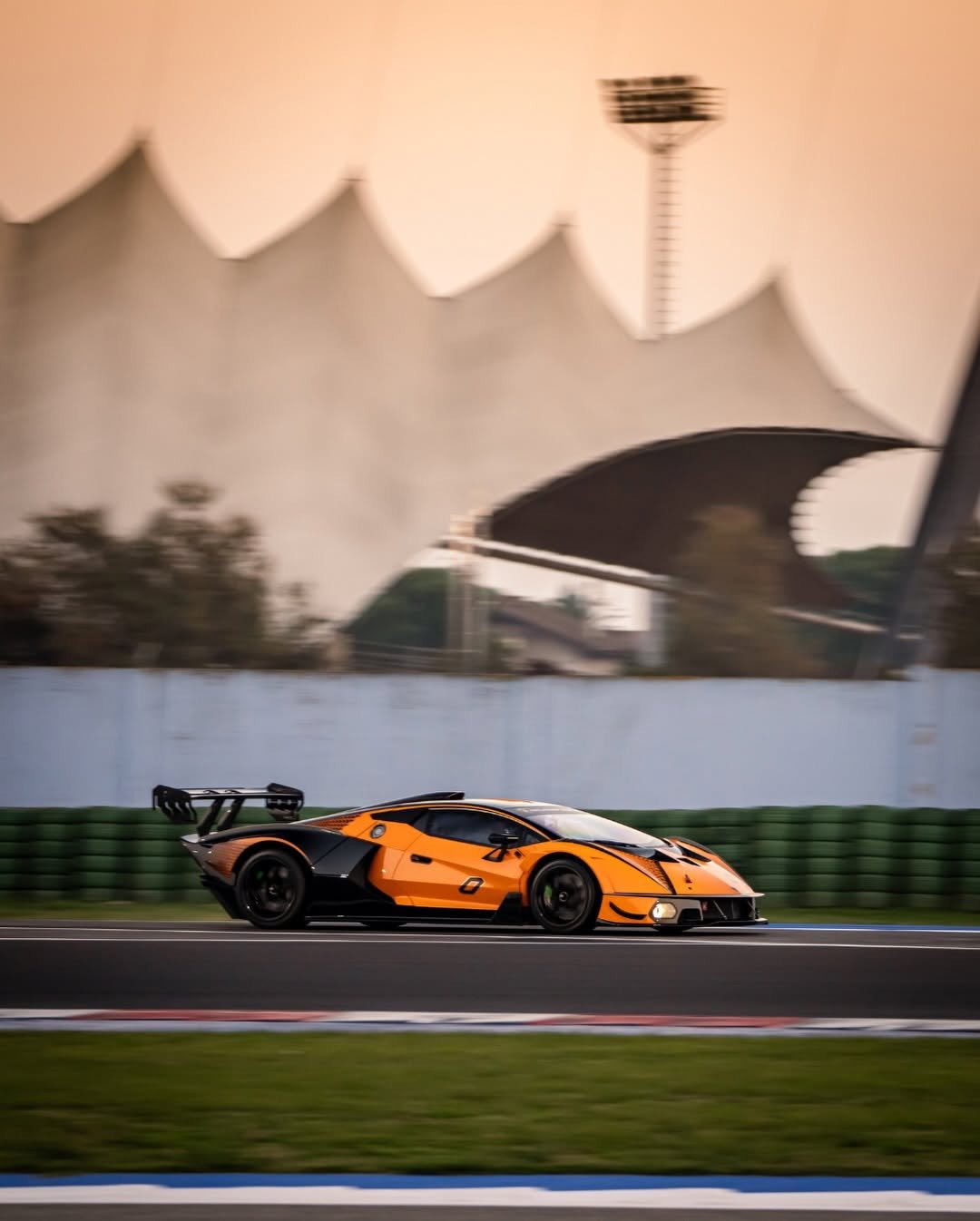 Photo by Lamborghini Squadra Corse on January 07, 2026. May be an image of racing vehicles, race car and text.