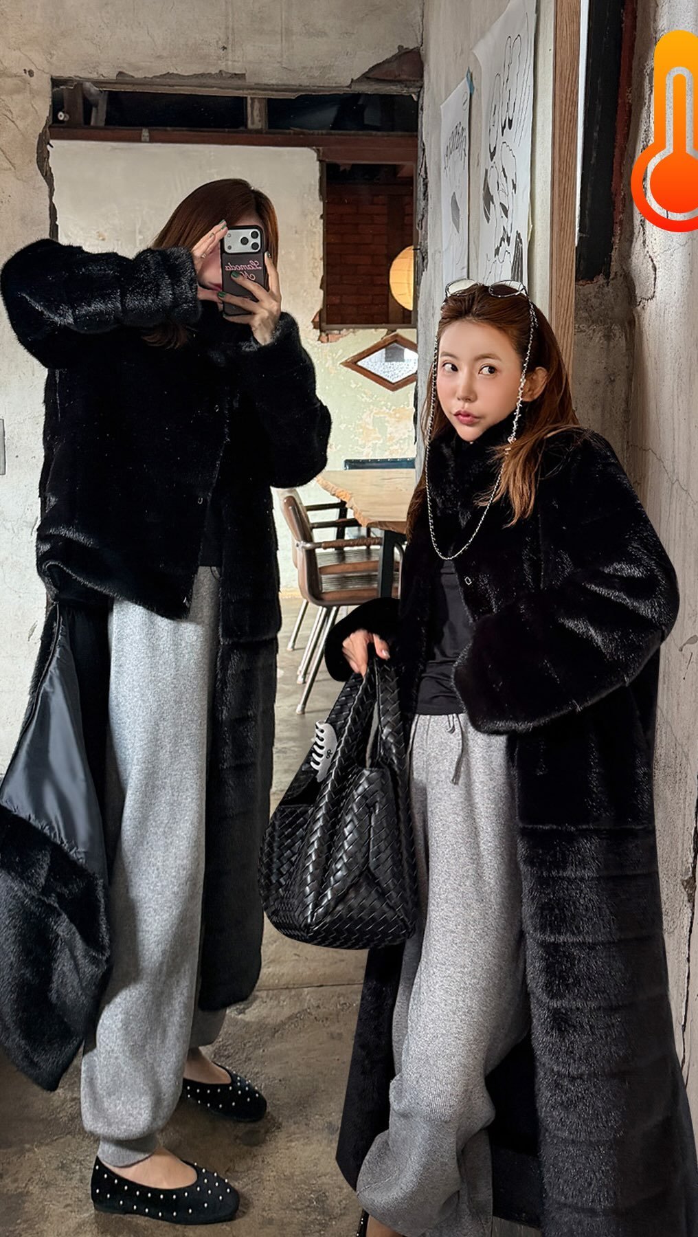 lamoda_nuriiiiiii 게시물 이미지: -
탈부착 타임레스 에코 FUR 코트는 
블랙 수량 반 이상 빠진 상태니...