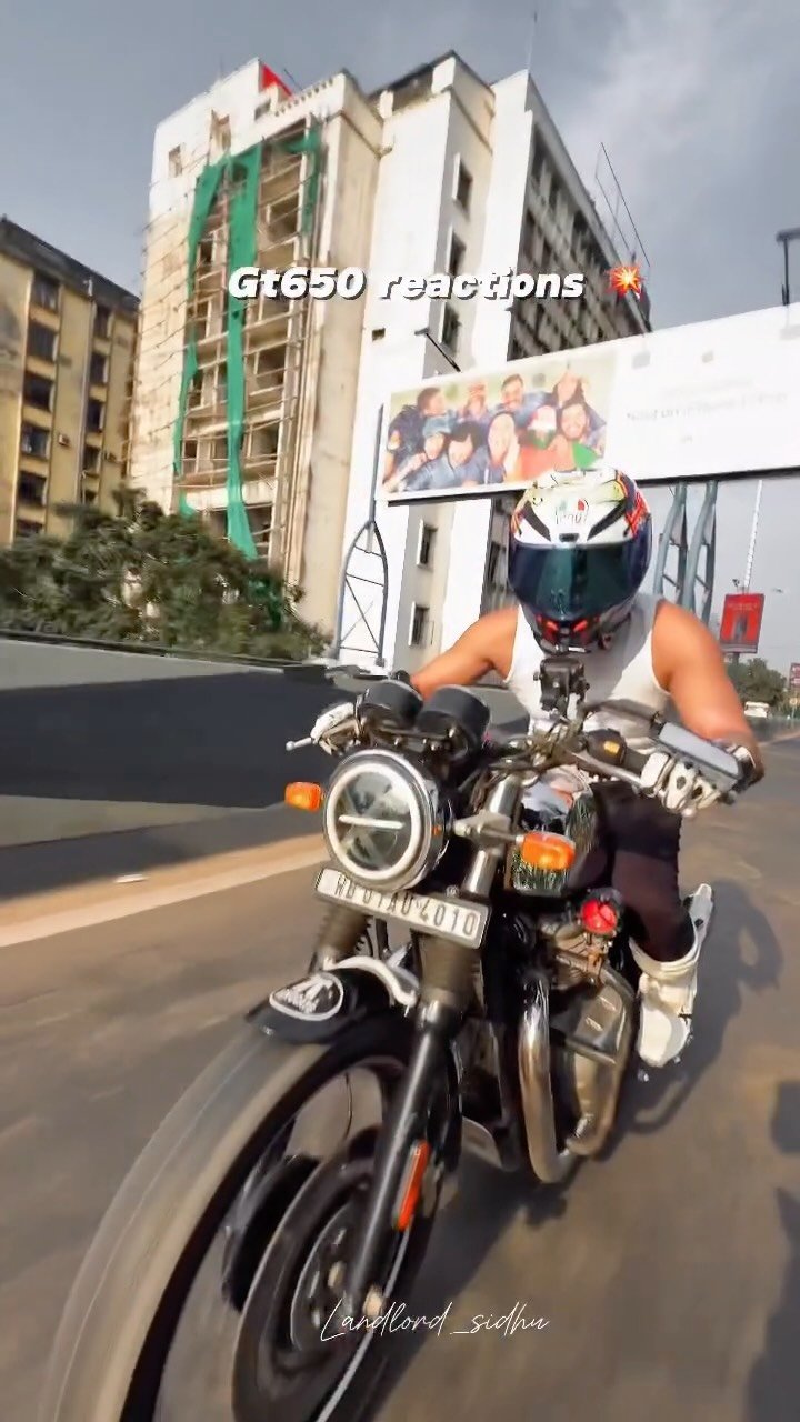 landlord_sidhuu 게시물 이미지: GT 650 Crazy Public Reaction 🤗.
.
#trending...