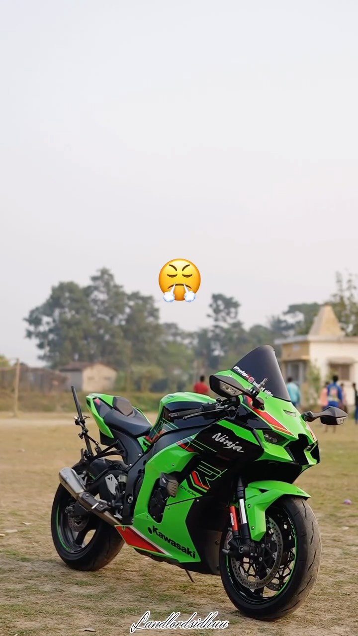 landlord_sidhuu 게시물 이미지: Kawasaki ZX10r Reaction wait for end...