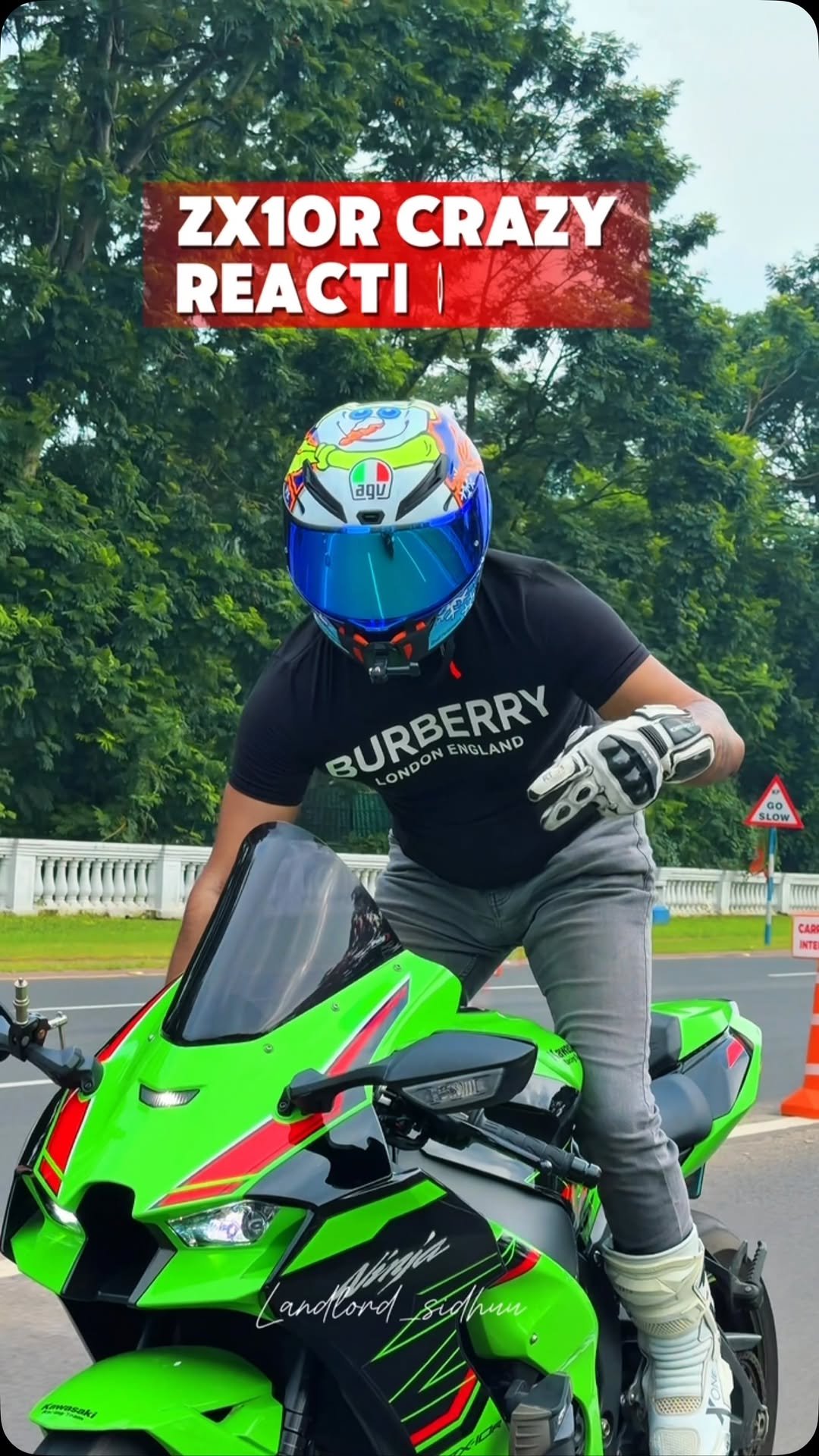 landlord_sidhuu 게시물 이미지: ZX10r CRAZY REACTION ON ZX10r 🫡.
.
#trending...