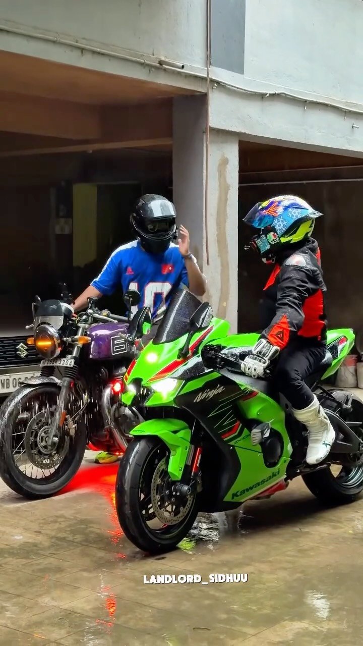 landlord_sidhuu 게시물 이미지: GT vs bullet vs ZX10r 😍.
.
#trending...