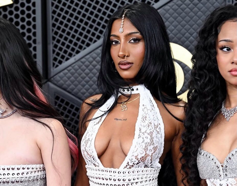 Photo shared by LARA RAJ on February 03, 2026 tagging @soheyheyhey, @malcolm.marquez, @joaomo, @humberto, @katieqian, @9rant9ilmore, and @alero.glow. May be an image of one or more people, makeup and text.