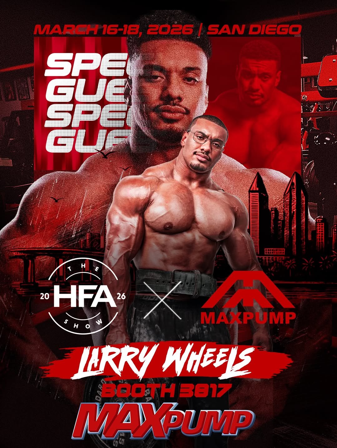 Photo by MaxPump in Gallup, New Mexico with @larrywheels, @maxpump_kr, @maxpumpsport_eeu, and @maxpumpsport.gcc. May be an image of poster, magazine and text that says 'MARCH 16-18, 2026 SAN DIEGO SPE CHE GUF て E 20 HFA 26 W 4 X HOW S MAPM ARRY ΝΕΣ BOOTH 3817 MAXPUMP'.