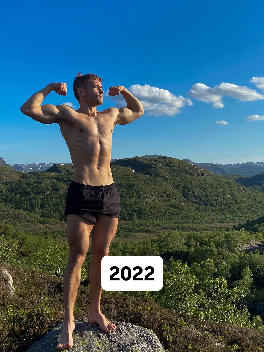 Photo by Lars Meidell | Executive Body Transformation on February 20, 2026. May be an image of one or more people, biceps, people bodybuilding, people standing, outdoors and text that says 'ናዳ 2022'.