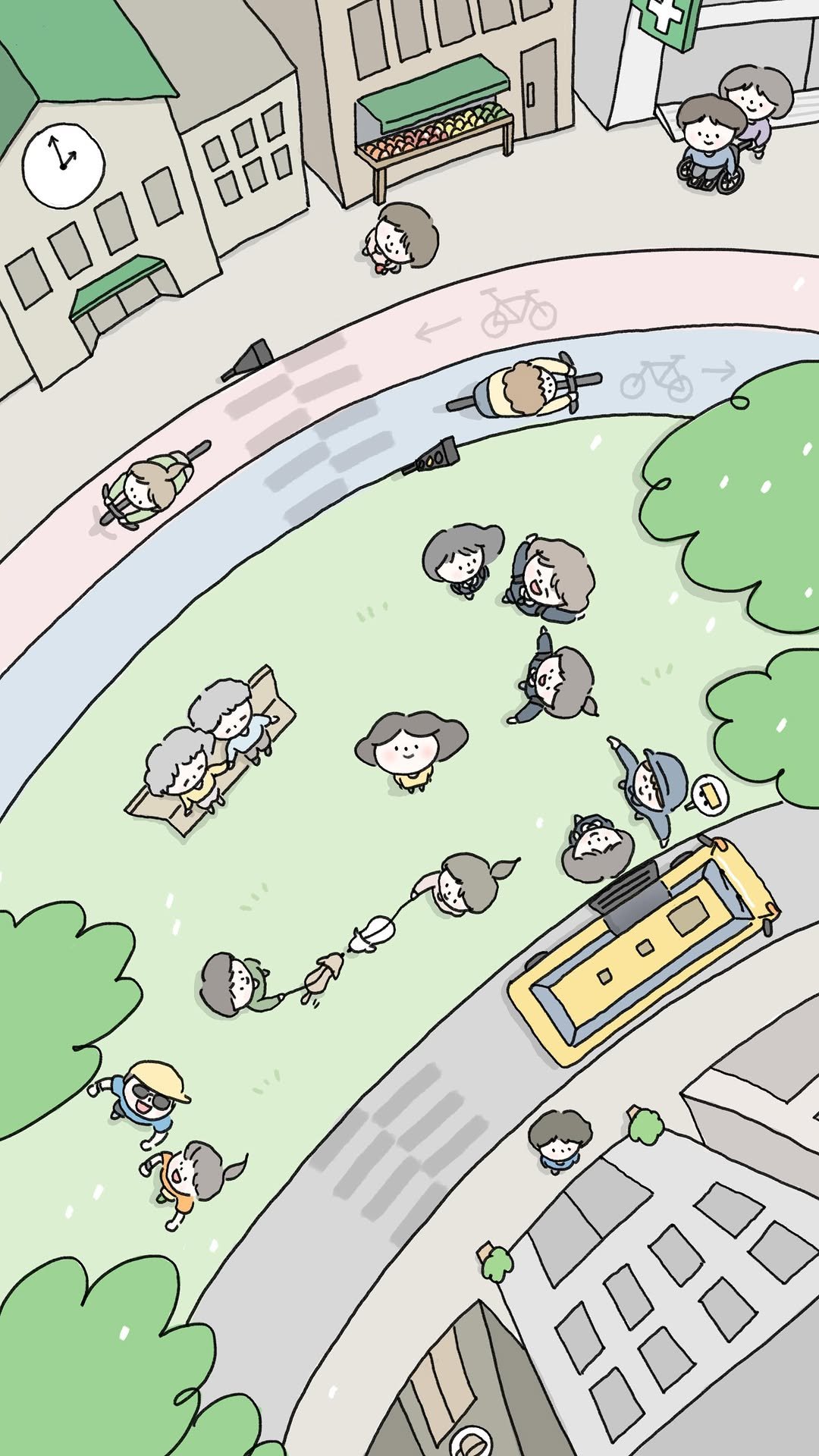 lazy.drawing 게시물 이미지: #홍보 9월 22일 오늘은 세계 차 없는 날
“차 없는 도시를 상상해 본다면 어떤...