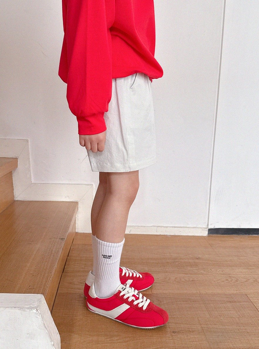 Photo by Lazy Day Routine on April 06, 2026. May be an image of sneakers, shorts, sweatpants, sportswear and text.