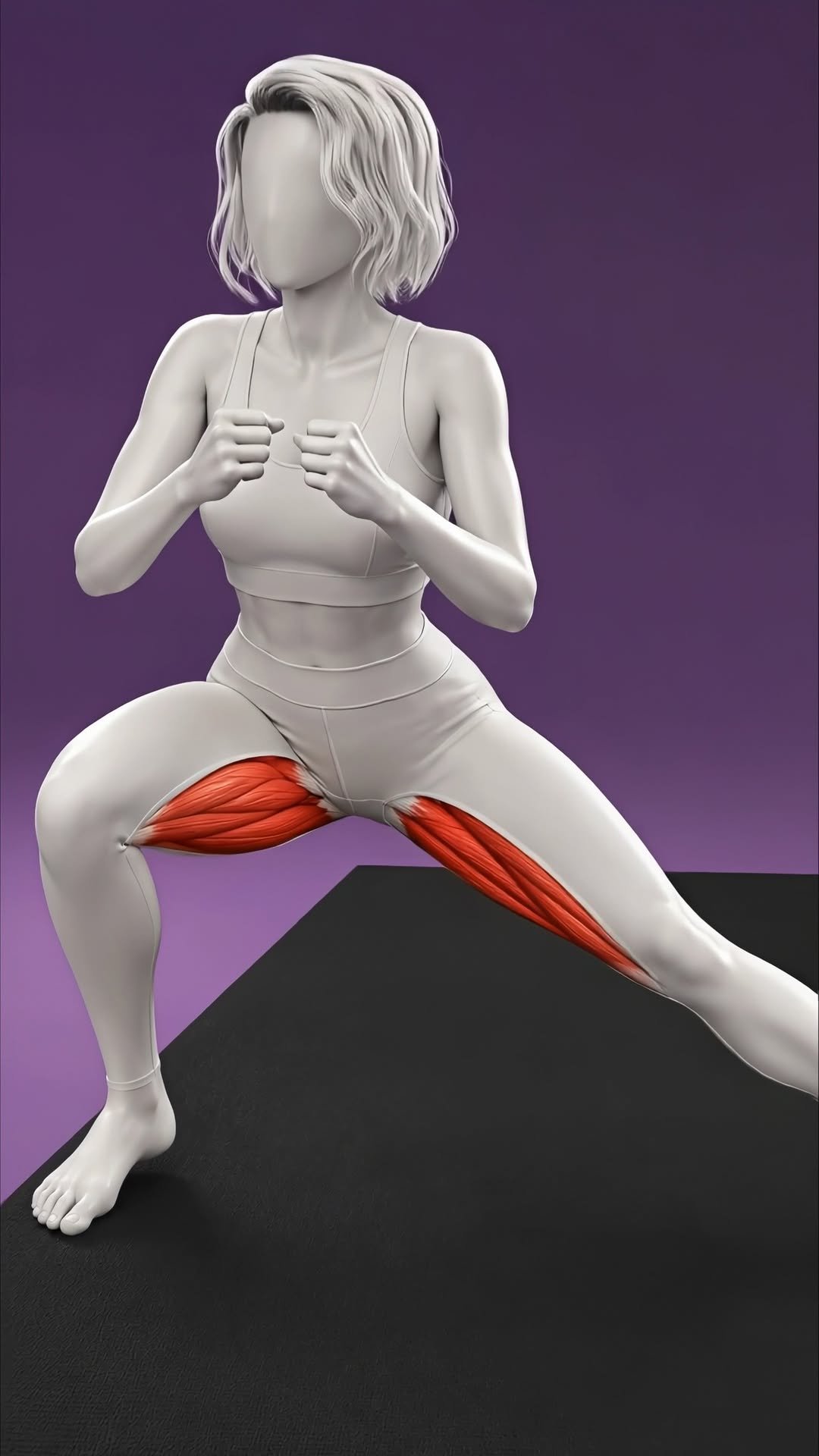 lazyfitchallenge 게시물 이미지: Inner Thigh Workout at Home | Sumo Squats,...