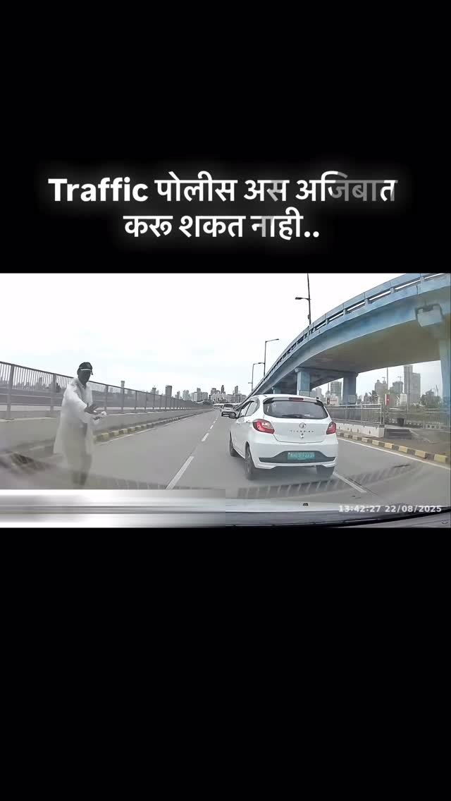 learntoturnmarathi 게시물 이미지: Traffic Police हे करू शकत नाही 🙅 

Video...