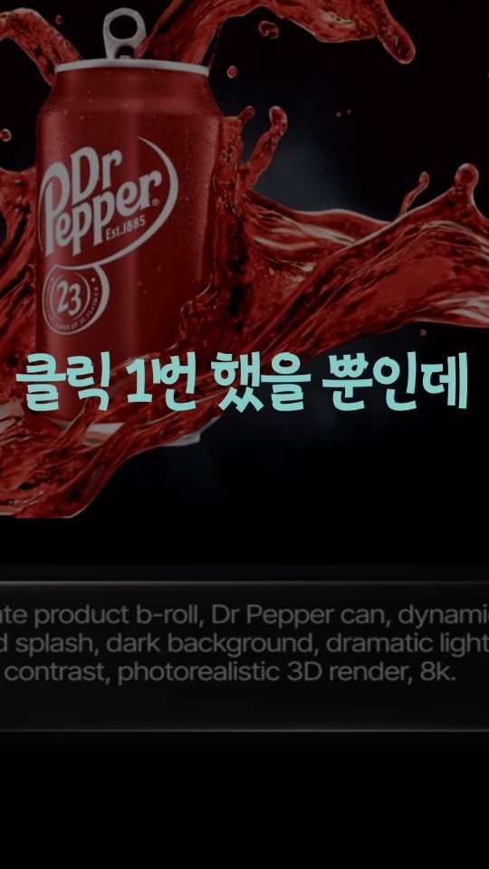 leedain_leader_in 게시물 이미지: 이제 이런 모션 그래픽도
프롬프트로 시작해.

사진이나 로고를 올리고
원하는...