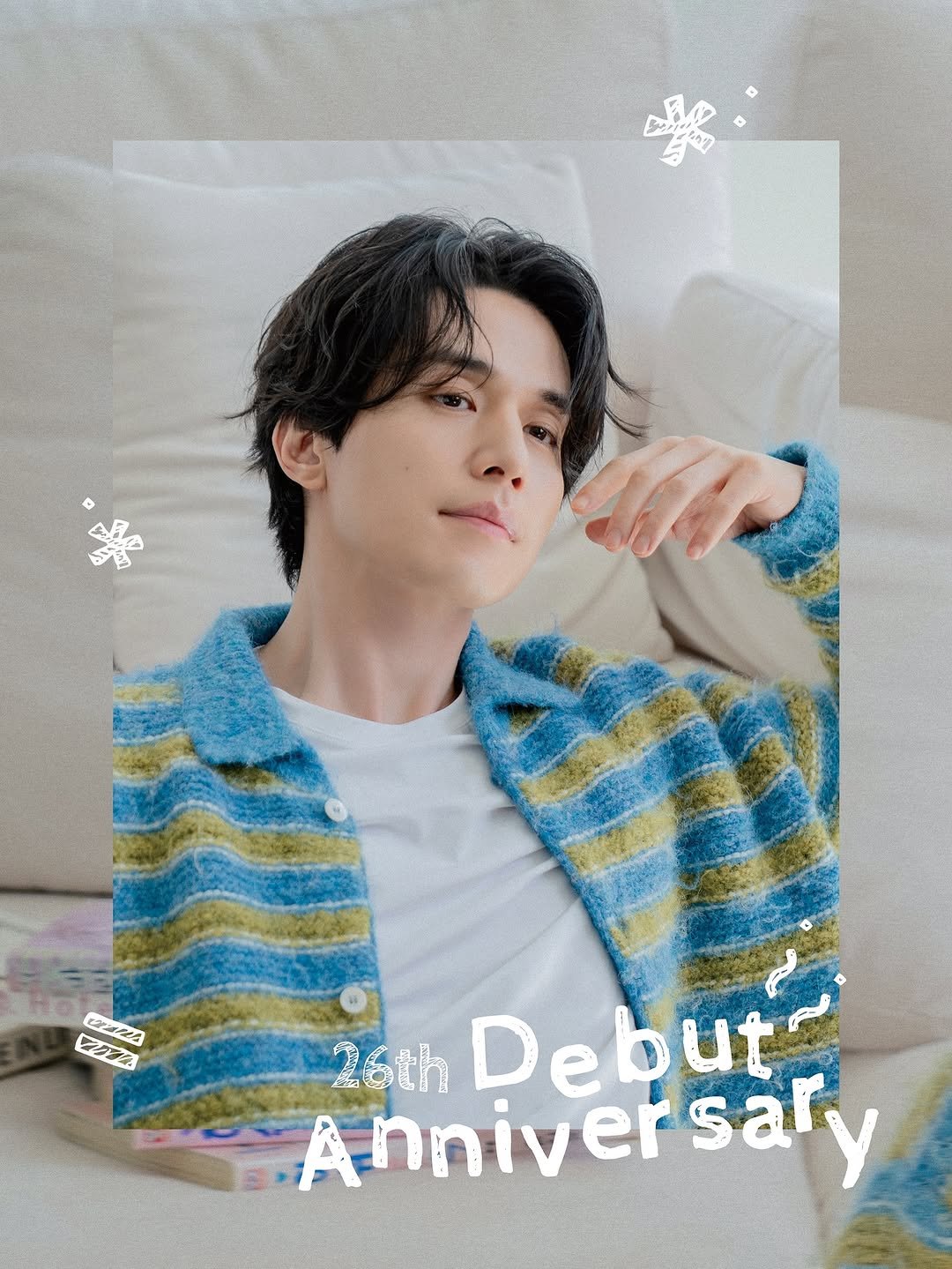 Photo by 이동욱 (Official_Instagram) on November 04, 2025. May be an image of one or more people, bangs, poster, magazine and text.