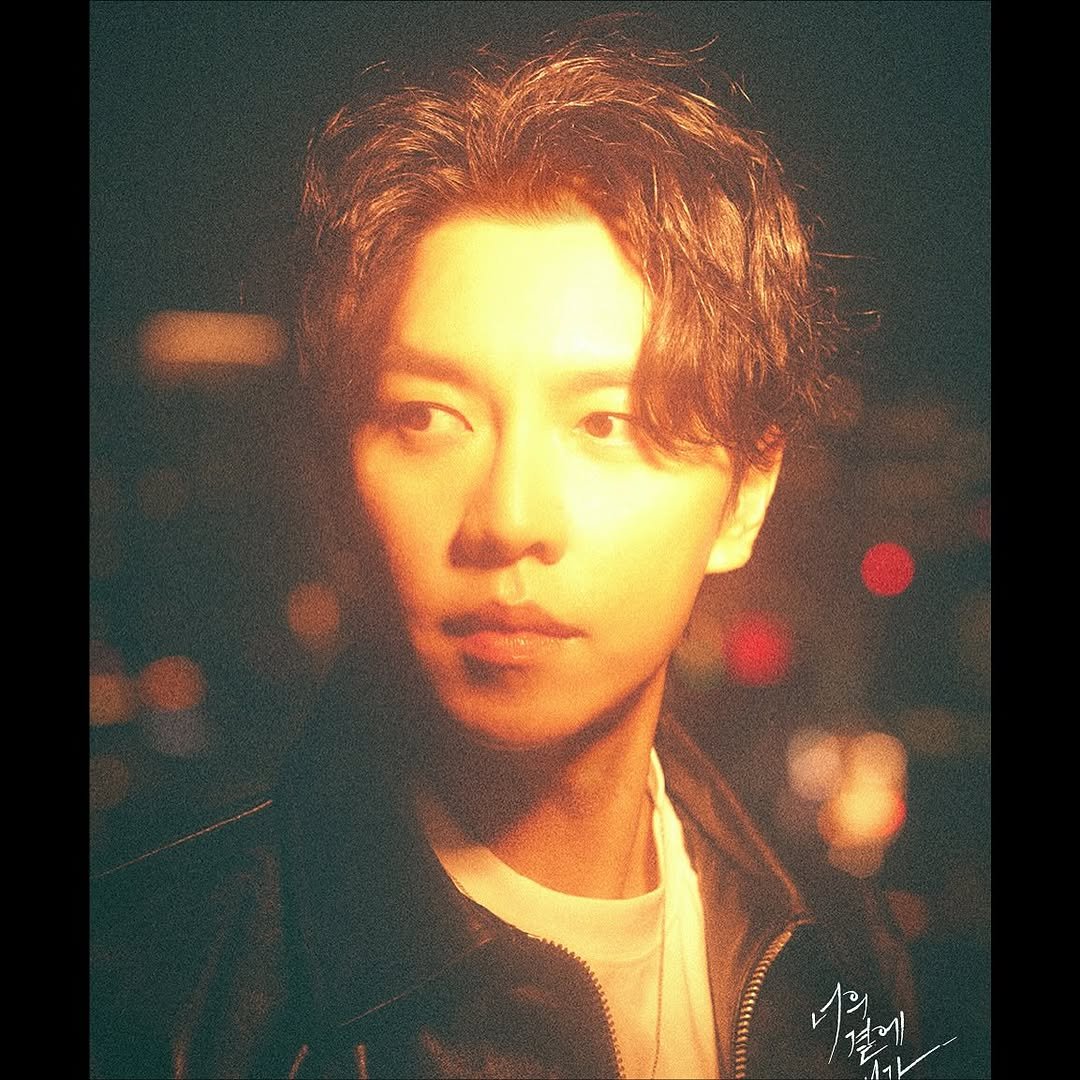 Photo by 이승기 Leeseunggi on November 10, 2025. May be an image of one or more people, bangs, bolo tie and text.