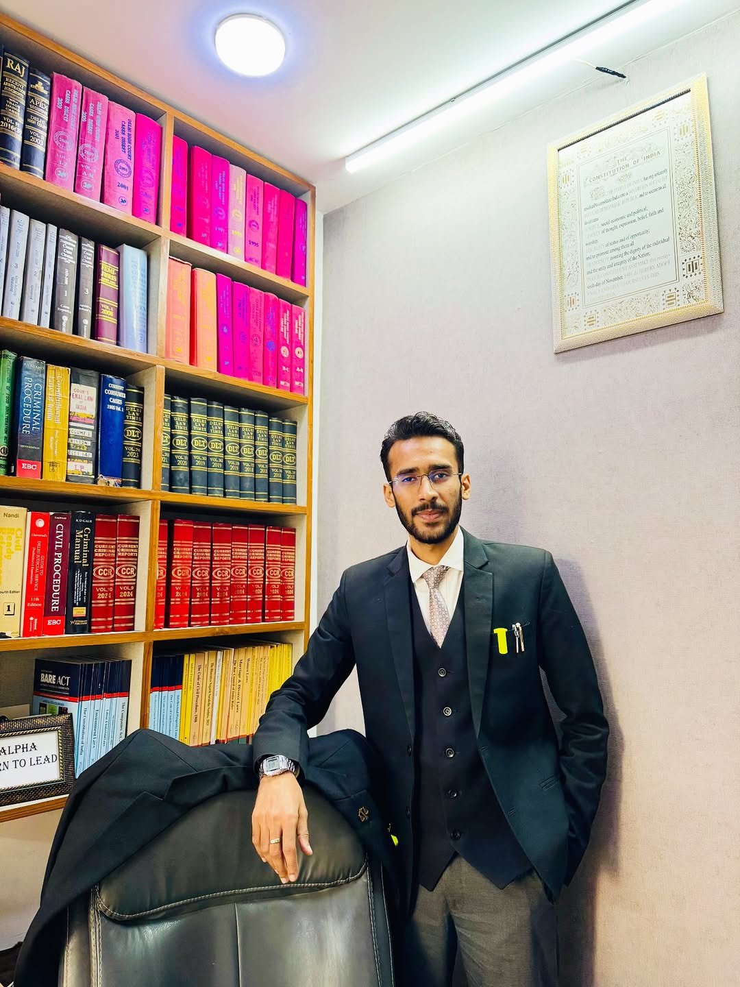 Photo by Advocate Umar Ali on December 21, 2025. May be an image of one or more people, beard, suit, dinner jacket, blazer and text.