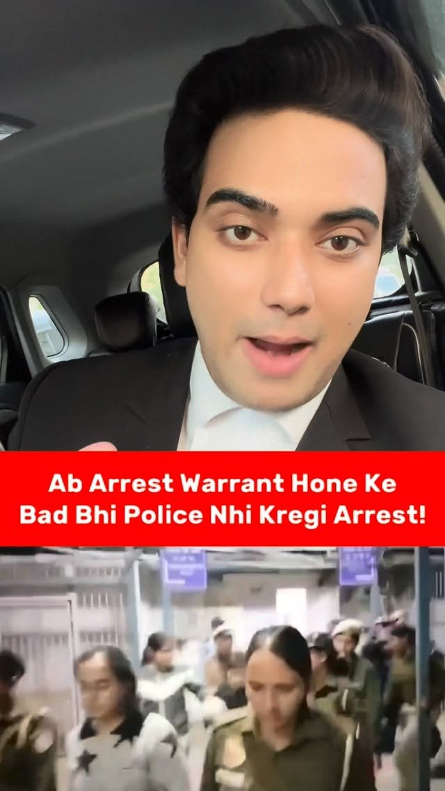 legal_doctor_ 게시물 이미지: Ab Arrest Warrant Hone Ke Bad Bhi Police Nhi...