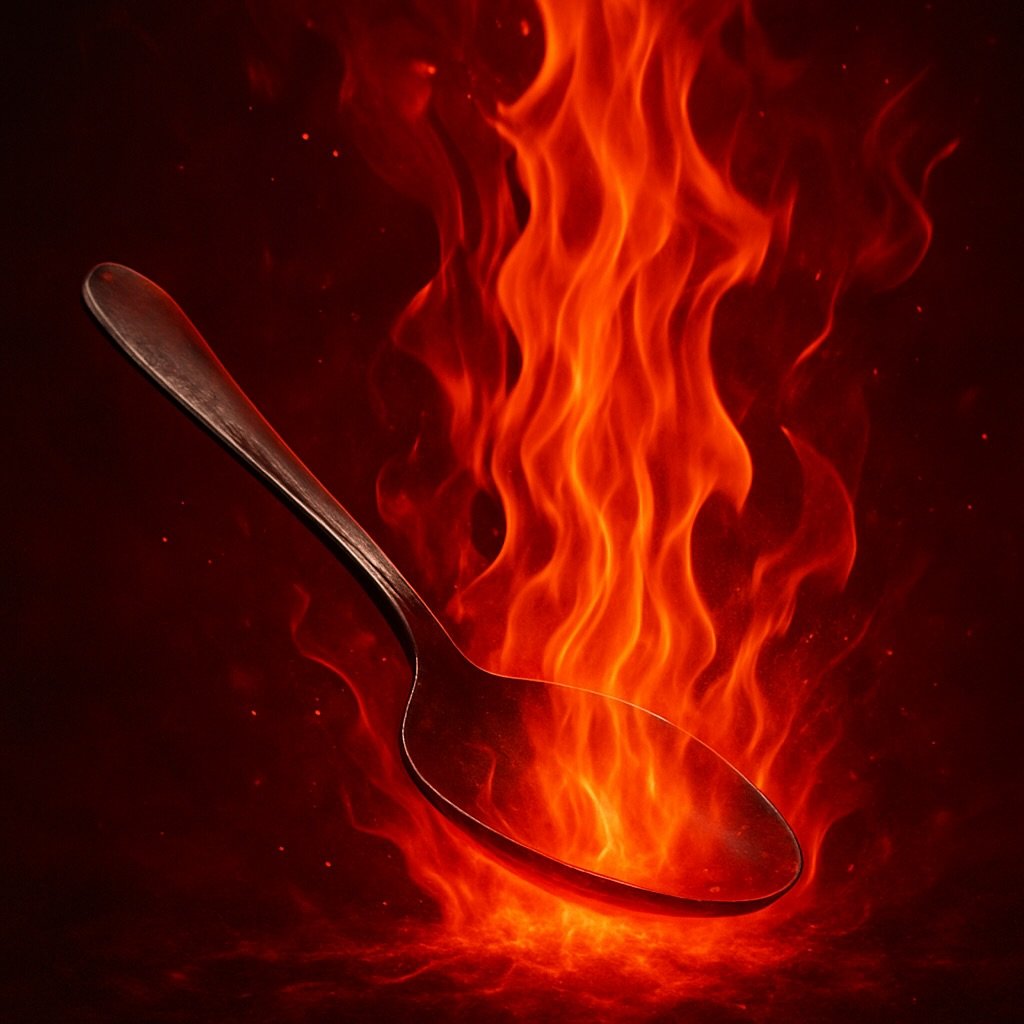 Photo by 전설의 숟가락 on July 11, 2025. May be an image of fork, soup spoon, spoon, spatula, saucepan and strainer.