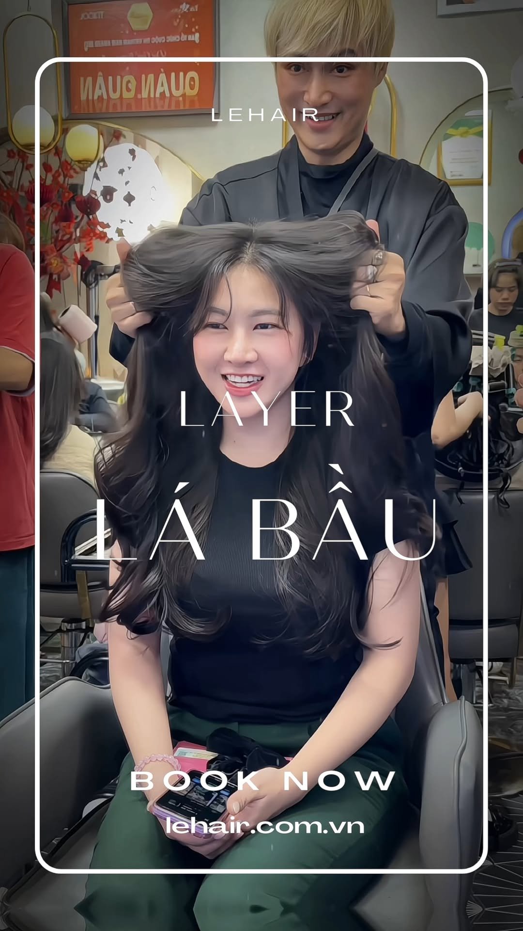 lehair.salon 게시물 이미지: Gợi ý chiếc tóc siêu đẹp mang tên Layer Lá Bầu...