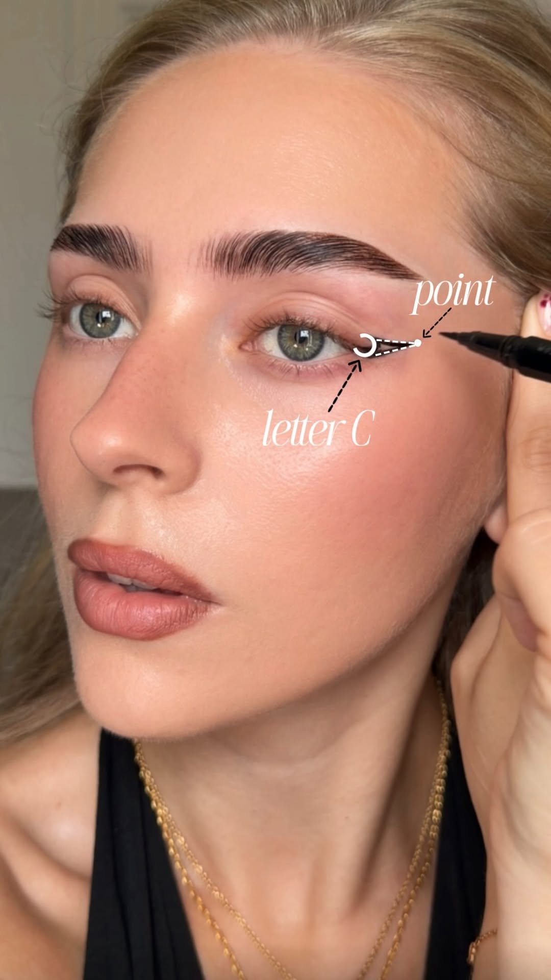 lenkalul 게시물 이미지: smokey liner step by step 🖤🌫️...
