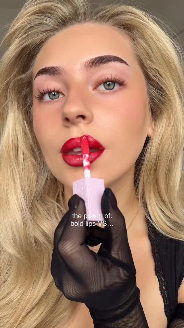 lenkalul 게시물 이미지: the power of bold lips VS the power of bold...
