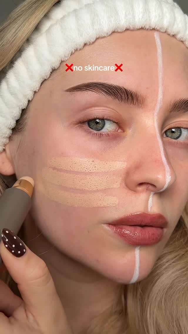 lenkalul 게시물 이미지: ad. proof that prepping your skin is the KEY...