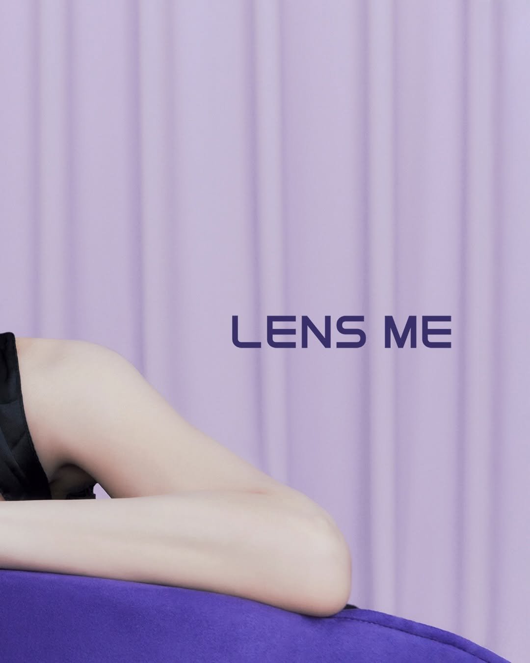 Photo by 렌즈미 LENSME Official on April 19, 2026. May be an image of one or more people, makeup, poster, magazine and text that says 'LENSME LENS ME'.
