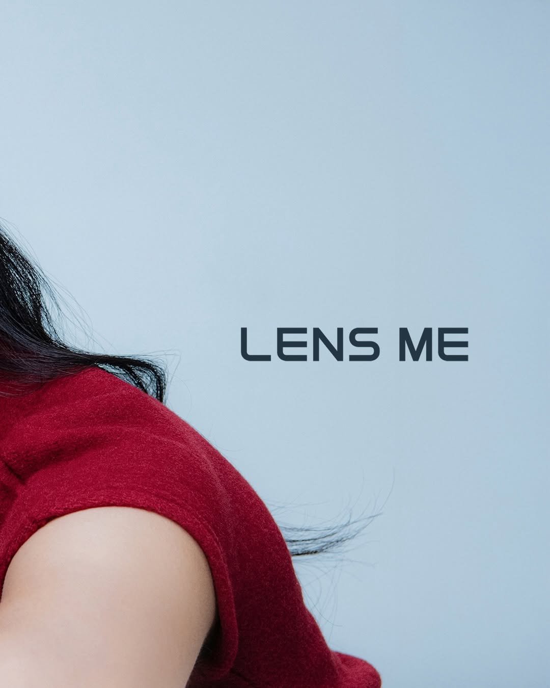 Photo by 렌즈미 LENSME Official on April 23, 2026. May be a closeup of one or more people, makeup, hair, eyeglasses, poster and text that says 'LENS ME'.