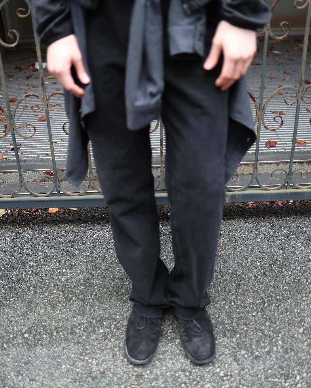 Photo by LES on October 16, 2025. May be an image of wingtip shoes, duffle coat, overcoat and text.