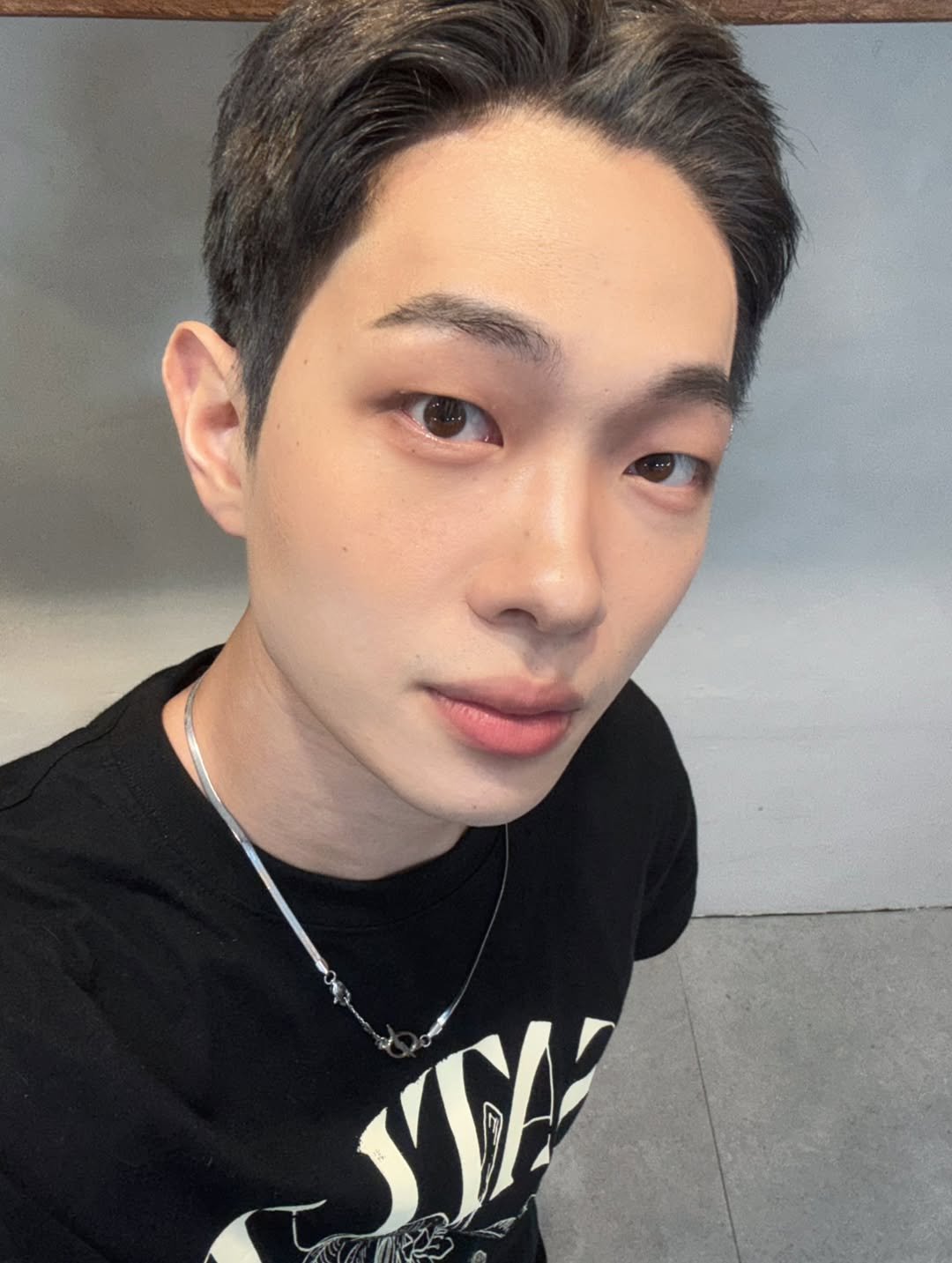 Photo by 륜Ryan on August 31, 2025. May be an image of 1 person, hair and text.