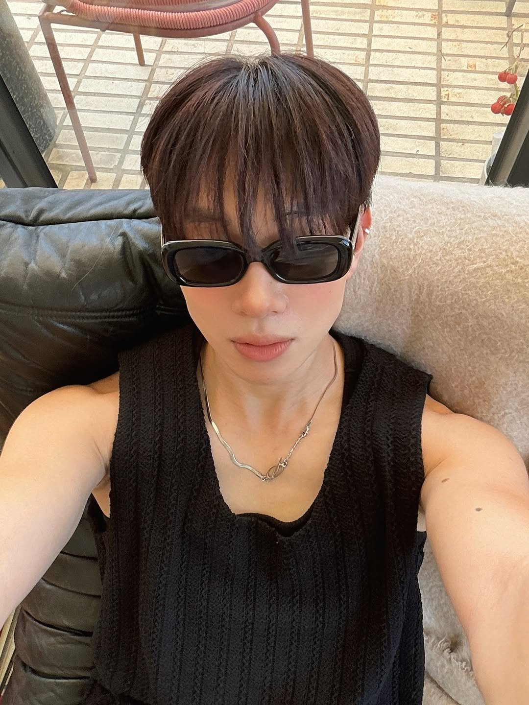 Photo by 륜Ryan on July 13, 2025. May be an image of 1 person, bangs and text.
