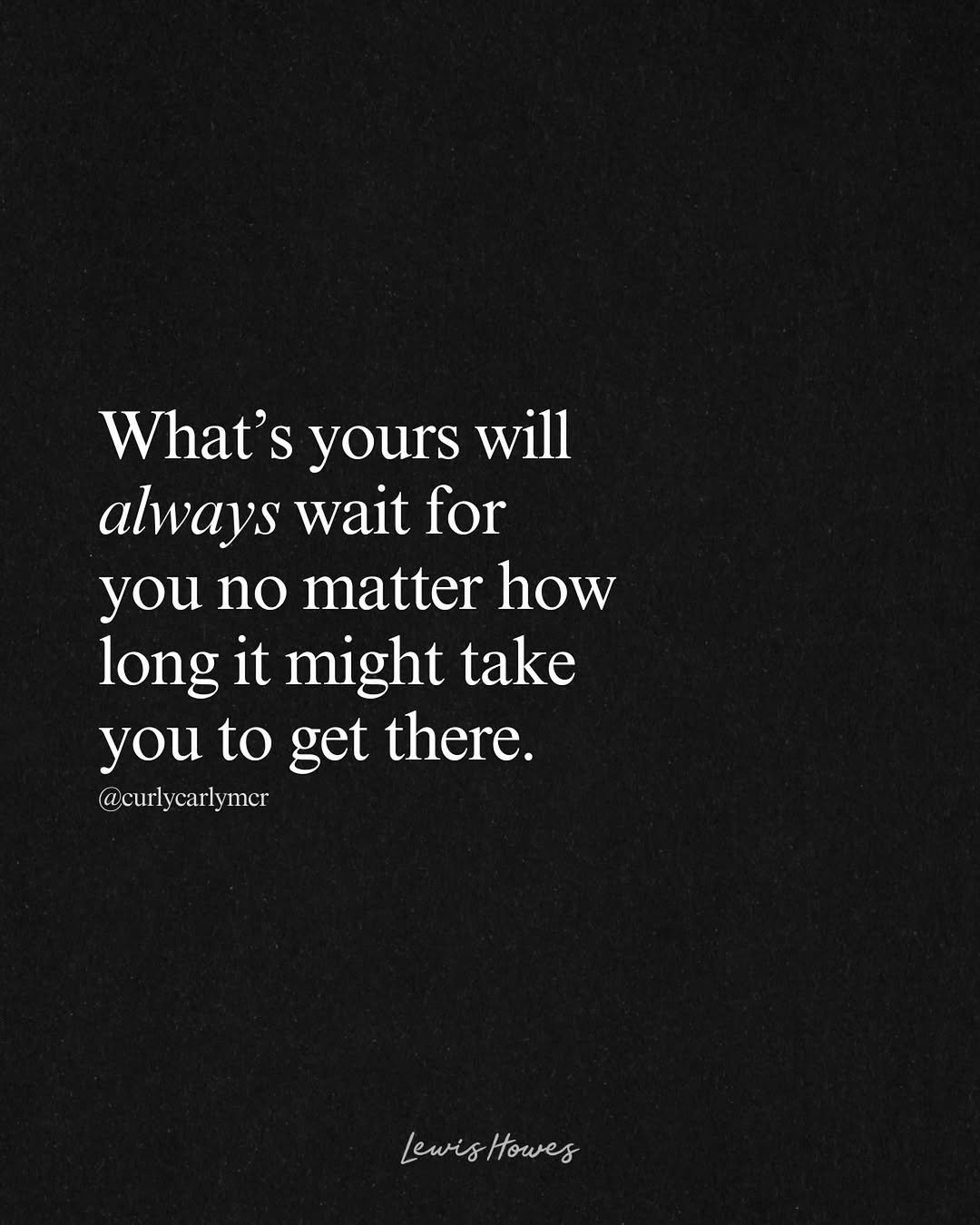 lewishowes 게시물 이미지: Don’t give up on that dream 🤍 Share this with...