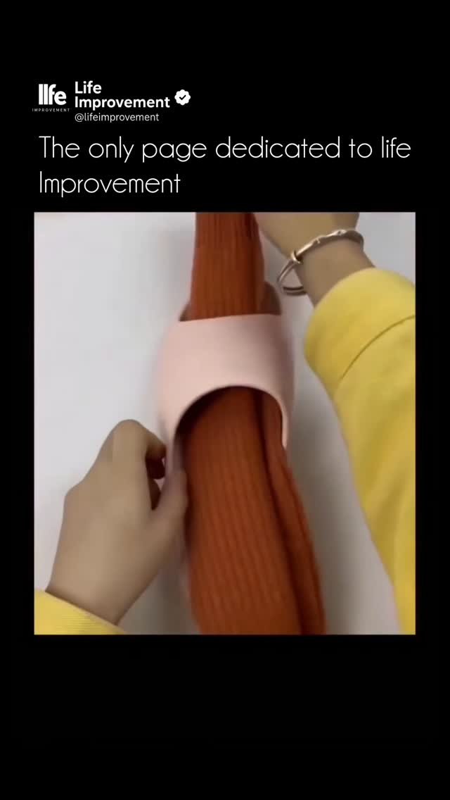 lifeimprovement 게시물 이미지: A Genius Way to Turn an Ordinary Slipper into...