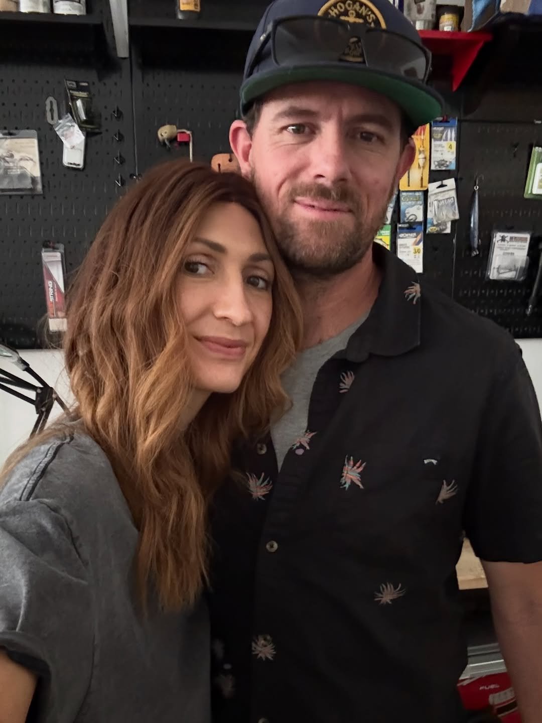 Photo by Bethany on April 26, 2026. May be a selfie of two or more people, beard, bolo tie and text.