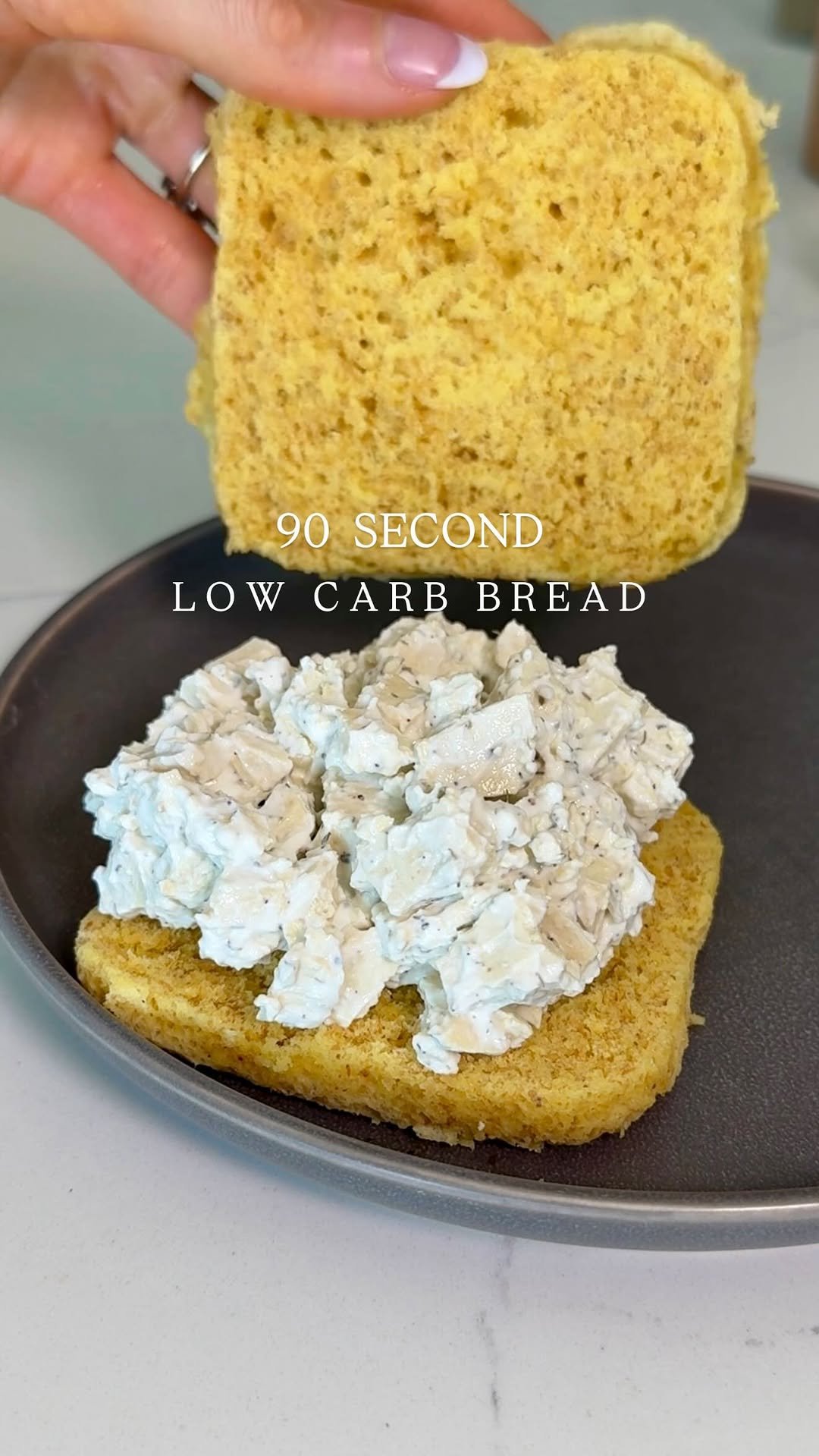 lilsipper 게시물 이미지: @lilsipper LOW CARB ✨90-second✨ BREAD🍞 w/ the...