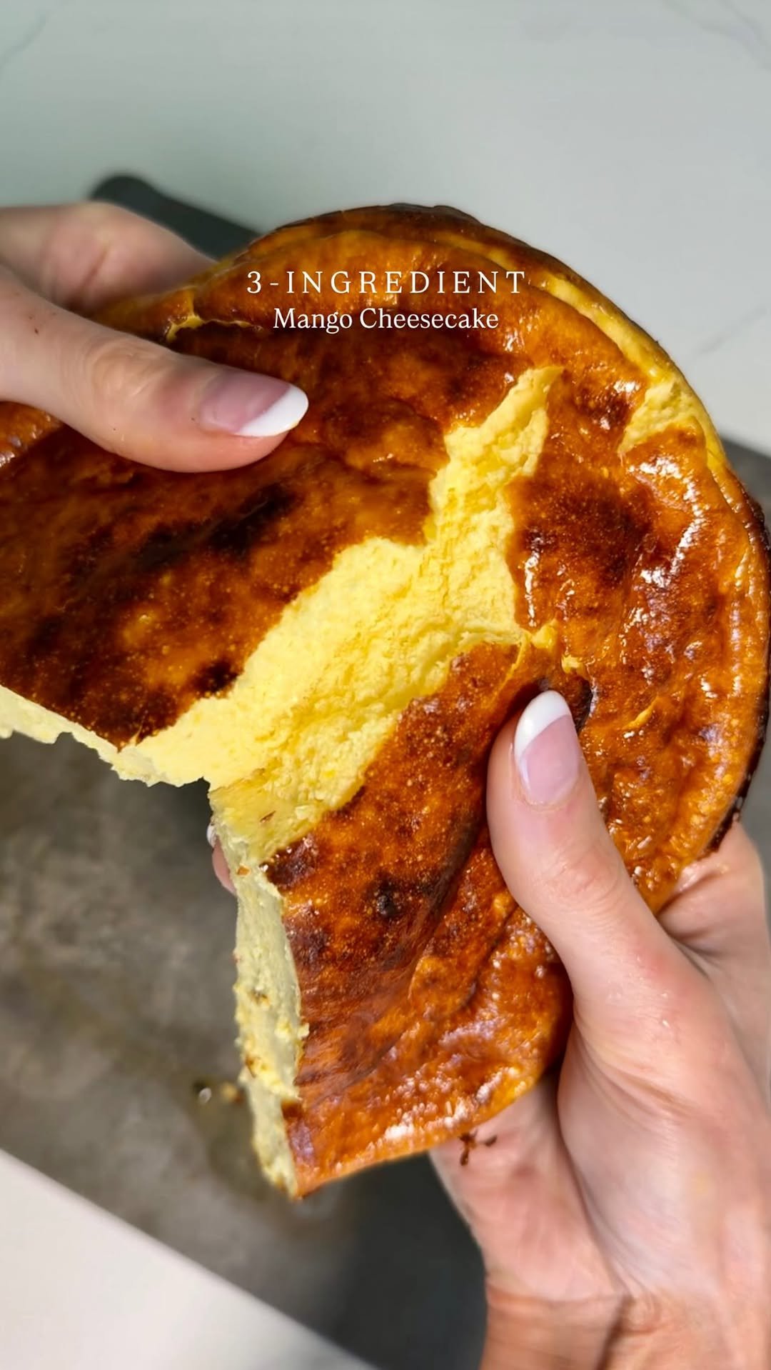 lilsipper 게시물 이미지: @lilsipper 3-INGREDIENT MANGO CHEESECAKE made...