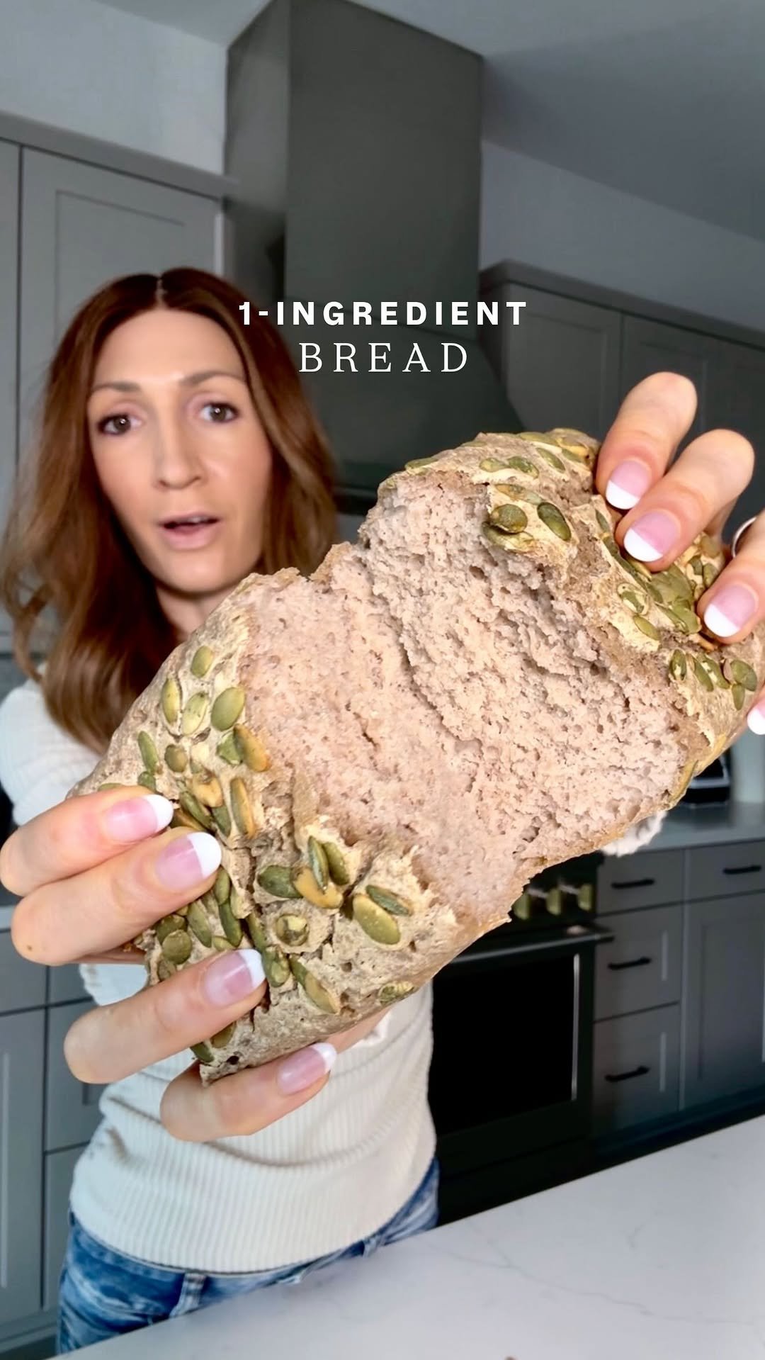 lilsipper 게시물 이미지: @lilsipper 1-INGREDIENT BREAD - NO yeast. NO...