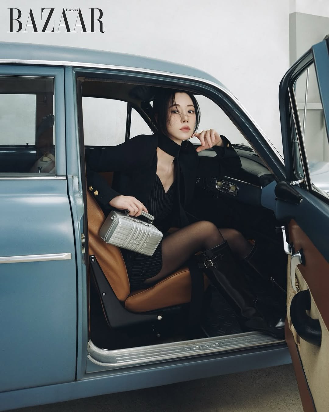 Photo shared by 임지 on September 28, 2025 tagging @harpersbazaarkorea.