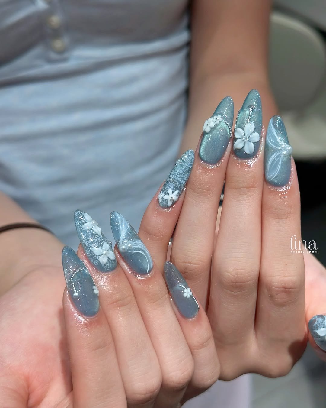 lina.beautyroom 게시물 이미지: Tone xanh năm nay đỉnh qué, các tone xanh vẫn...