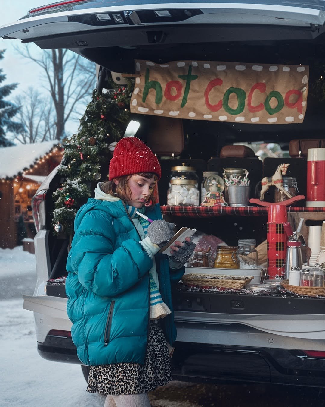 Photo by Lincoln on December 19, 2025. May be an image of fleece, fur, parka, snowsuit, sweater and text.