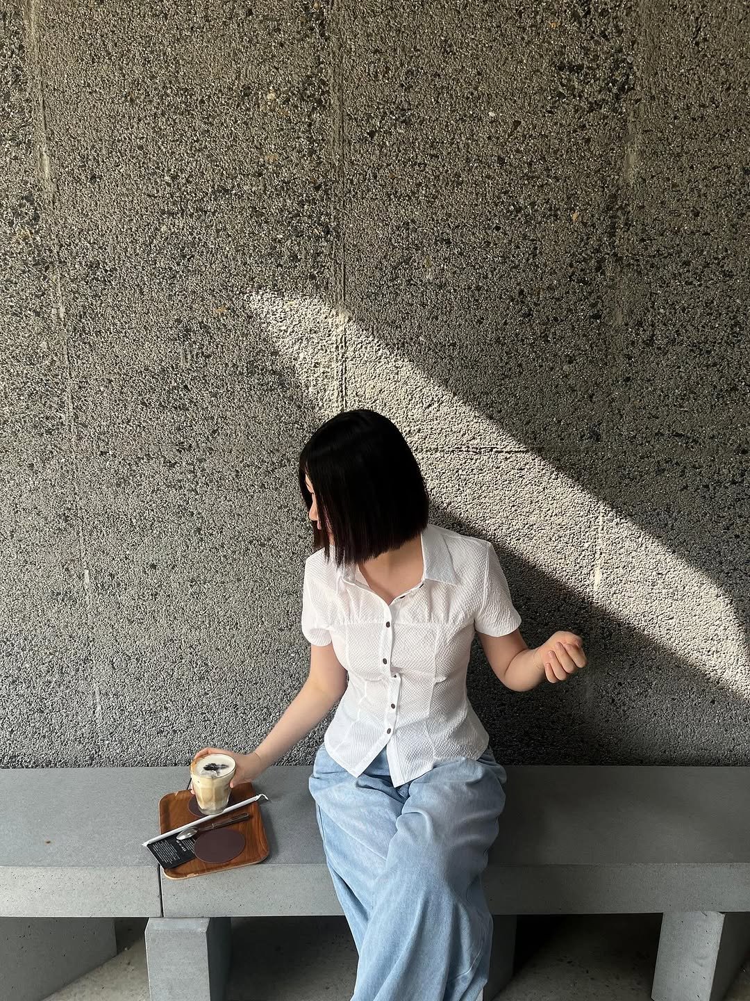 Photo by 라인라인ㅣ세이 | 부츠컷맛집  /스트레이트 체형코디 on July 06, 2025.