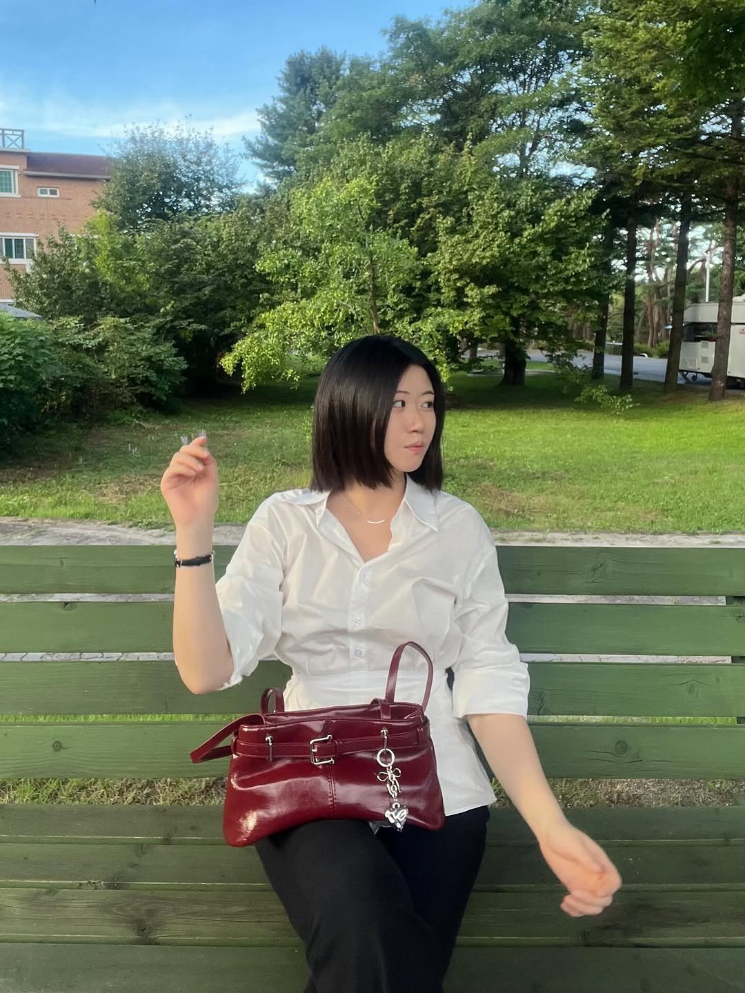 Photo by 라인라인ㅣ세이 | 부츠컷맛집  /스트레이트 체형코디 on August 27, 2025.