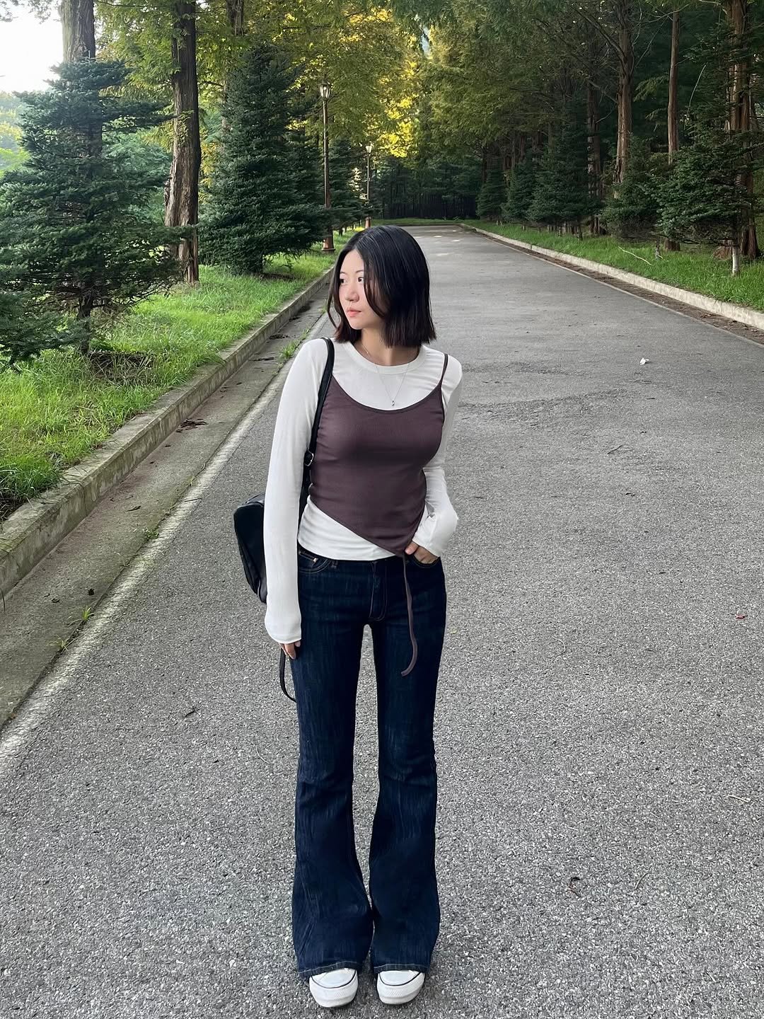 Photo by 라인라인ㅣ세이 | 부츠컷맛집  /스트레이트 체형코디 on September 11, 2025.