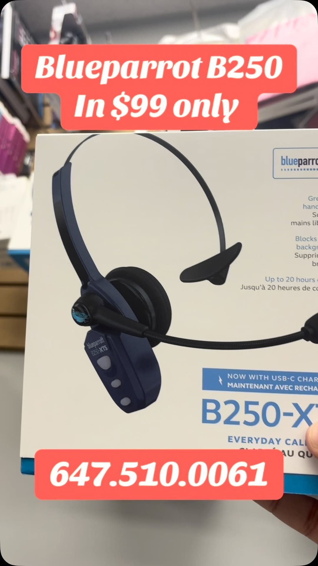 linkitupstore 게시물 이미지: Blueparrot B250 XTS Headset is on sale for...