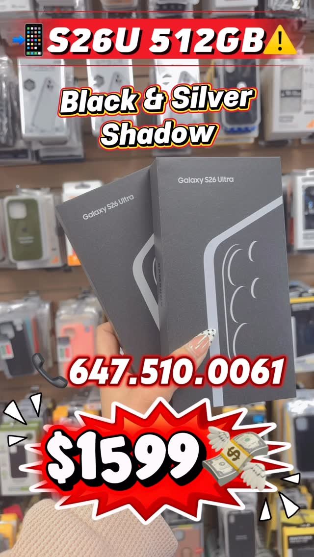 linkitupstore 게시물 이미지: 🔥 Samsung S26 Ultra 512GB 🔥
🖤 Black & Silver...