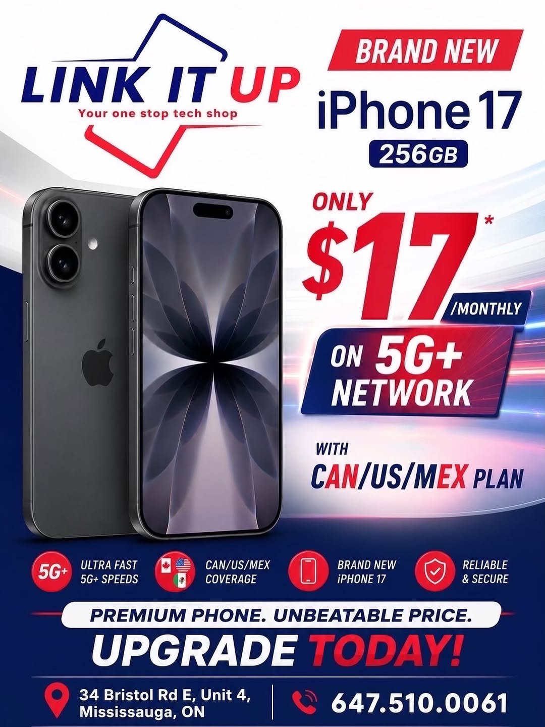 linkitupstore 게시물 이미지: 📱🔥 Brand New iPhone 17 256GB for ONLY...