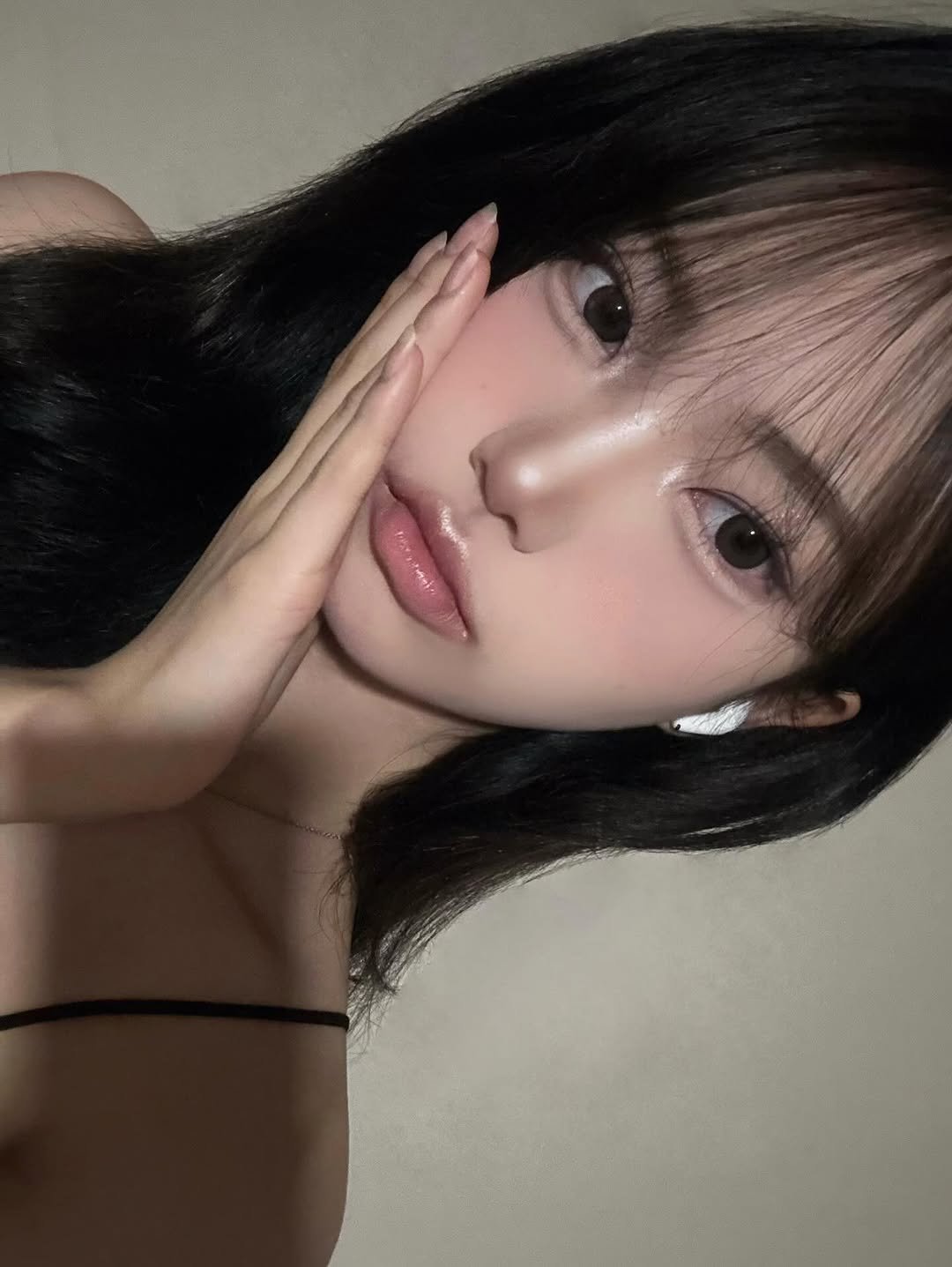 Photo by 박가은 on July 22, 2025. May be a closeup of 1 person, hair and text.