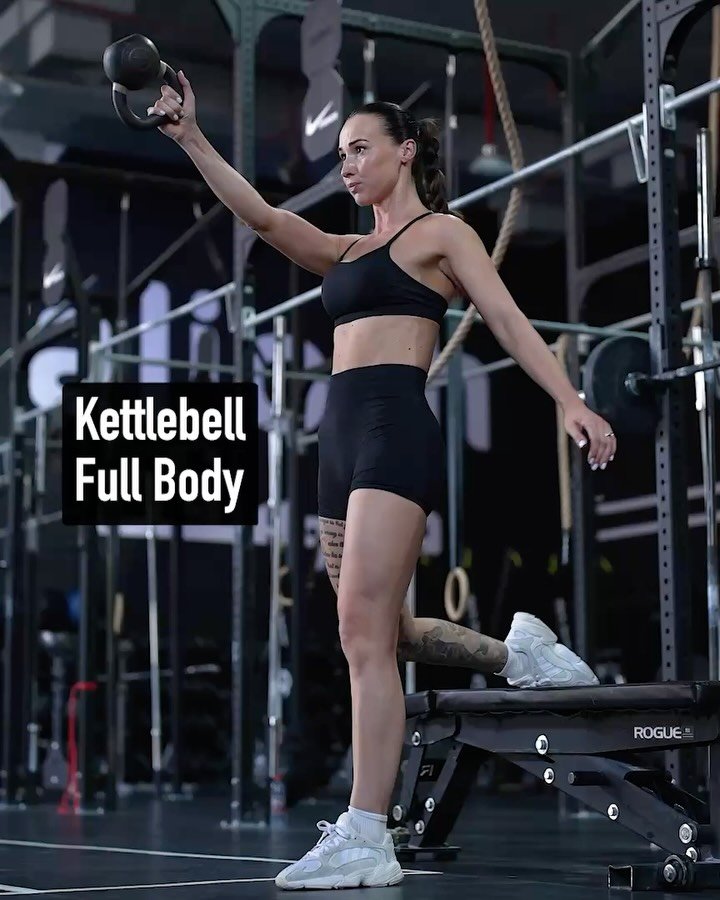 lisafiittworkouts 게시물 이미지: give this kettlebell full body workout a go...