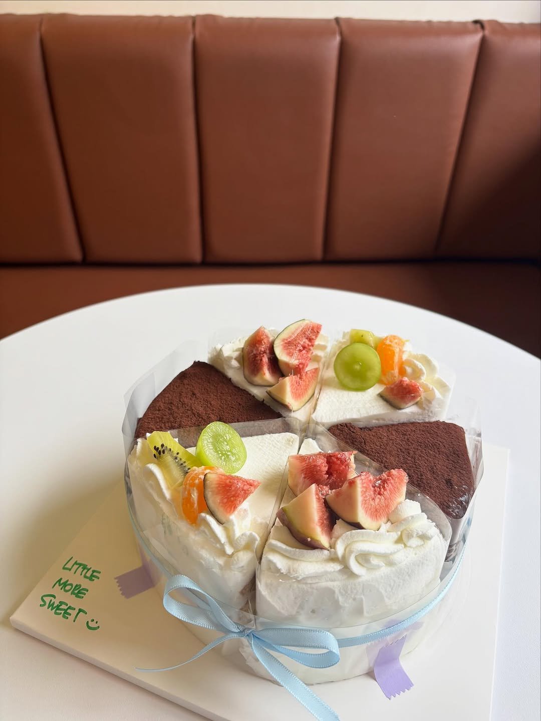 Photo by Littlemoresweet on October 16, 2025. May be an image of ‎strawberry, chiffon cake and ‎text that says '‎MORE MORE LITILE SWEET SWEETO ت‎'‎‎.